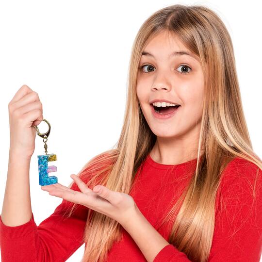 Amav Toys Fashion Time Love Crystal Key Chain Making Activity Kit